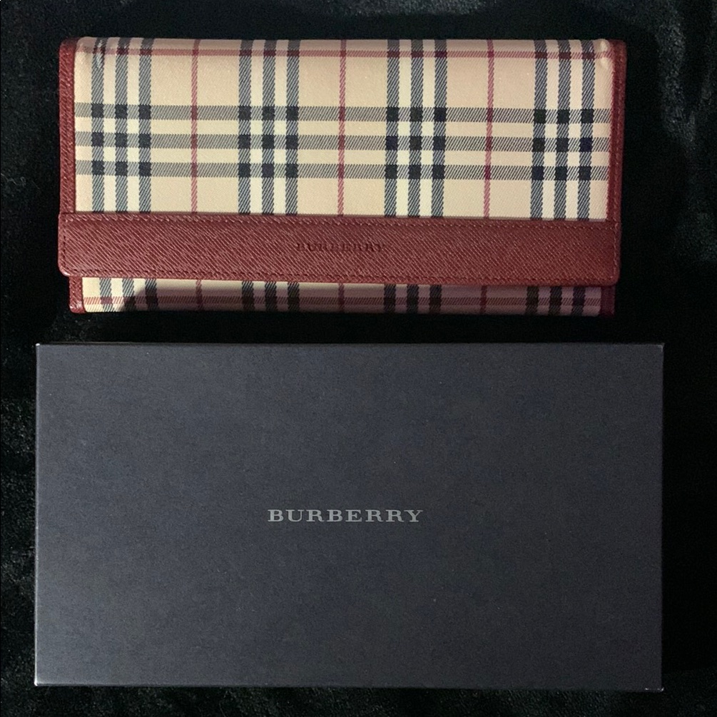 Burberry Checkered Wallet